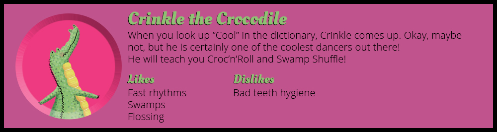 Crinkle the Crocodile Animal's Book of Dance